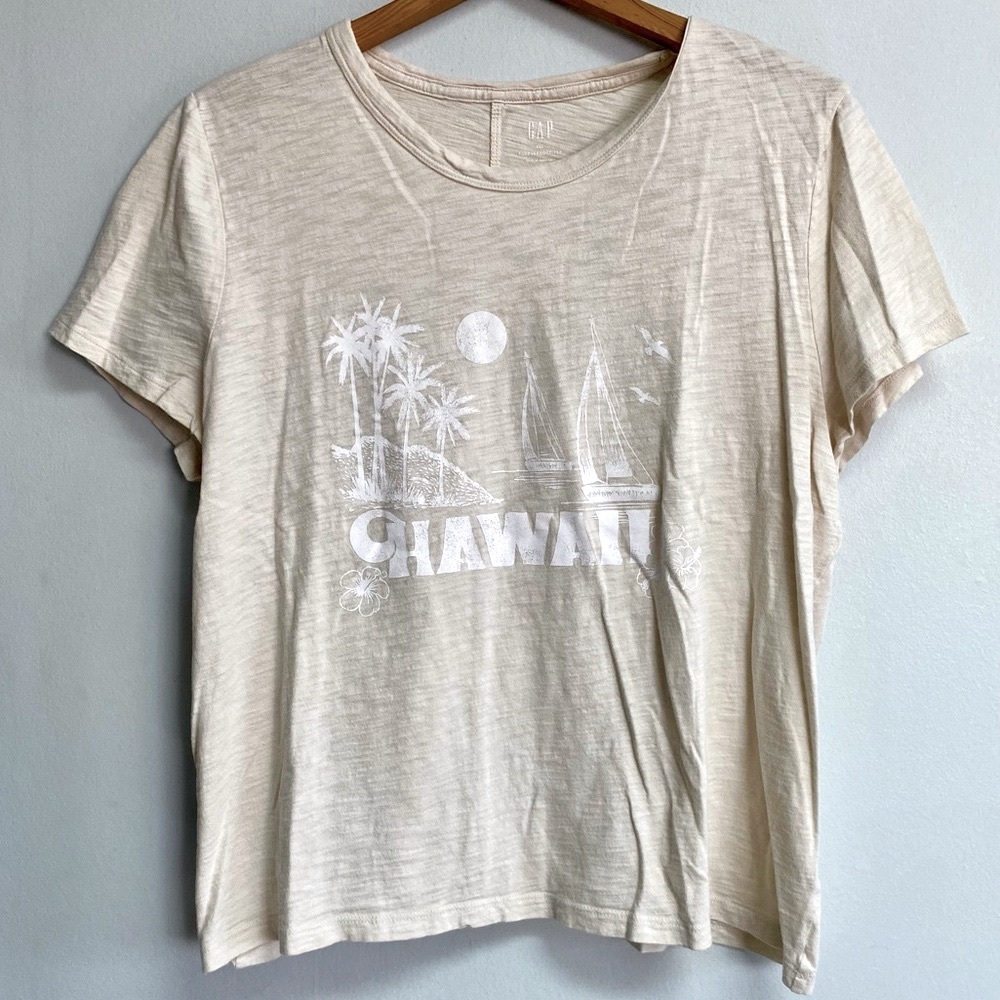 GAP CROPPED TEE - XXL